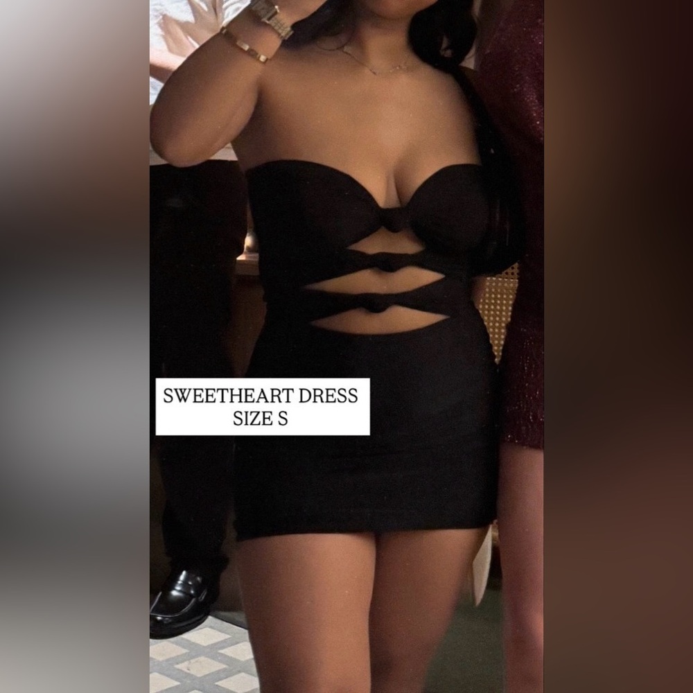 Mystique Boutique Black Mini Dress